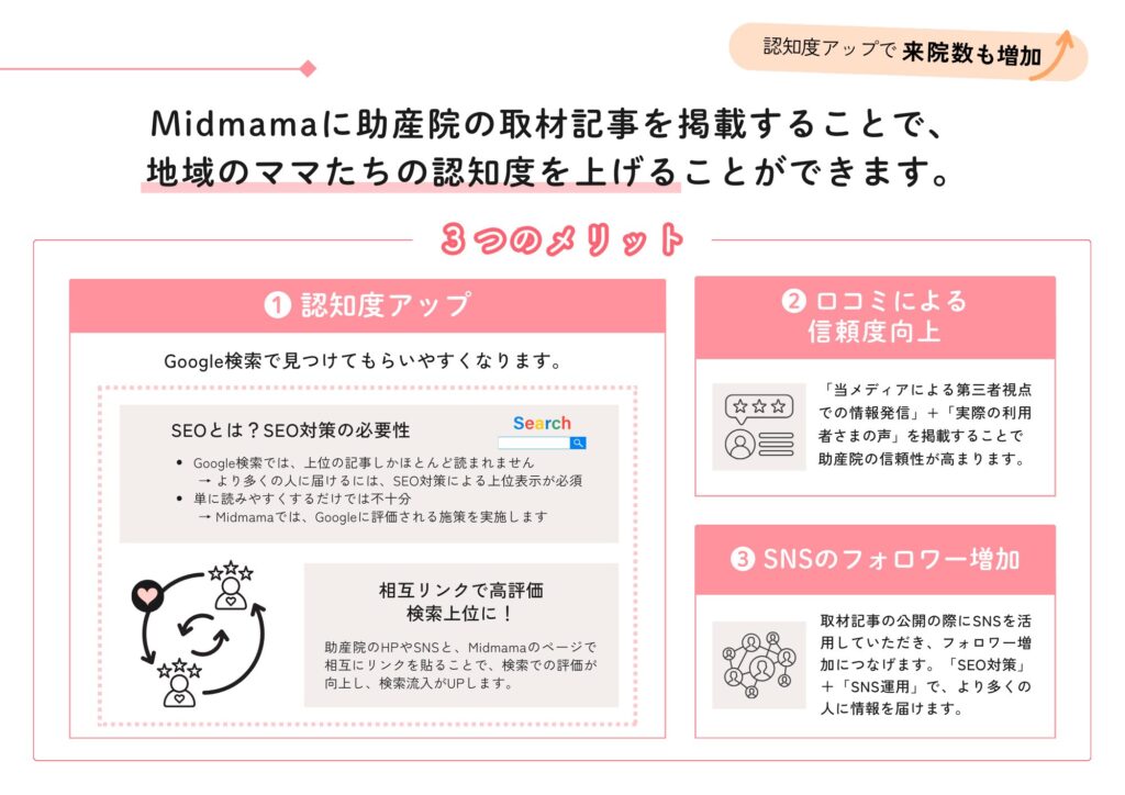 Midmama掲載メリット